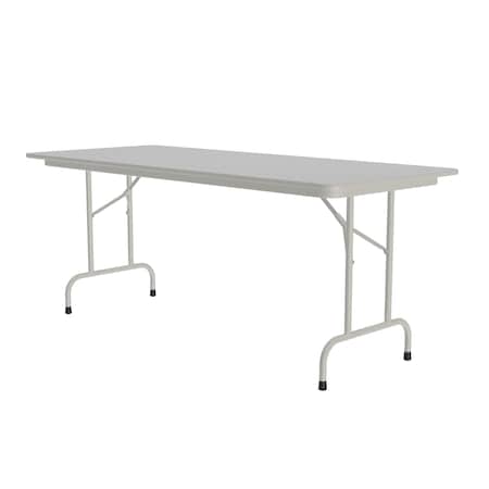Correll CF Melamine Folding Tables 30x72 Gray Granite CF3072M-15